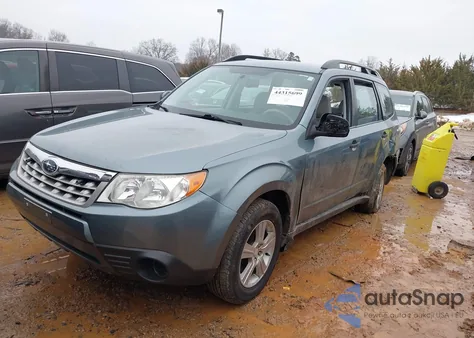 2011 Subaru Forester 2.5X from USA, damaged, VIN JF2SHABC7BH776940
